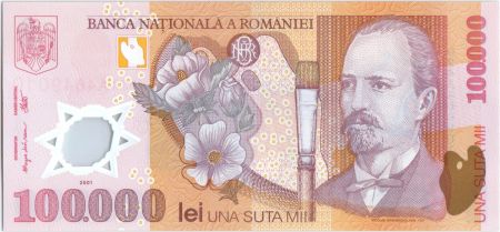 Roumanie 100000 Lei Nicolae Grigorescu - Maison - 2001  Polymer
