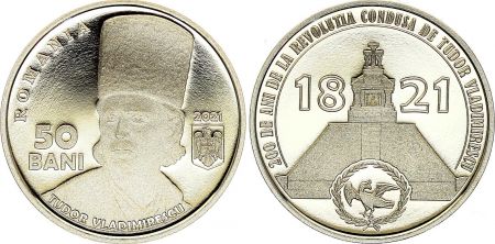 Roumanie 50 Bani - 200 ans de la Révolution - 2021 - Neuf