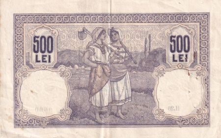 Roumanie 500 Lei - Femmes - Enfants - 1918 - Série H.26 - TTB - P.22