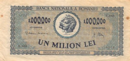 Roumanie ROUMANIE - 1000000 LEI 1947 - TB+