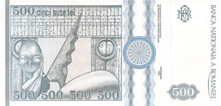 Roumanie ROUMANIE  CONSTANTIN BRANCUSI - 500 LEI 1992