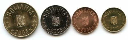 Roumanie SET.1 Série 4 pièces Armoiries