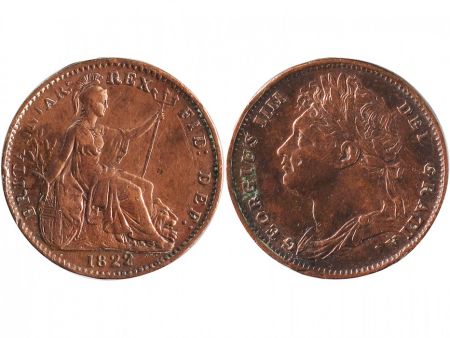 Royaume-Uni 1 Farthing George IV - 1822