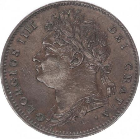 Royaume-Uni 1 Farthing George IV - 1825