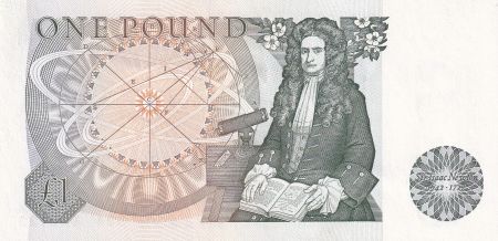 Royaume-Uni 1 Pound - Reine Elisabeth II - ND (1978-1980) - Série 59A - P.377a