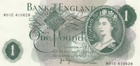 Royaume-Uni 1 Pound Elisabeth II - 1966/1970