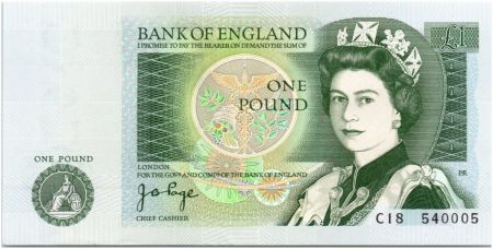 Royaume-Uni 1 Pound Elisabeth II - Isaac Newton - 1980 Série C.18
