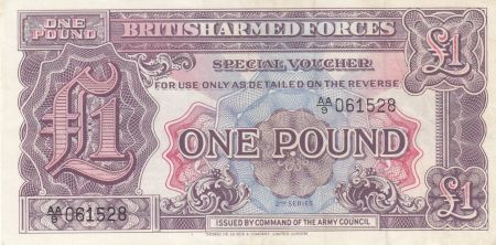 Royaume-Uni 1 Pound ND 1948 - Violet et rose 2ème ex
