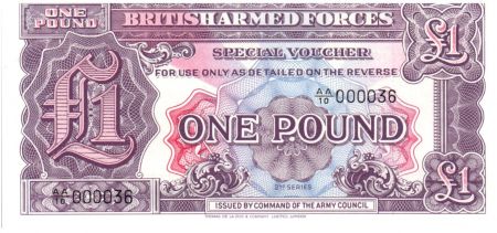 Royaume-Uni 1 Pound ND 1948 - Violet et rose