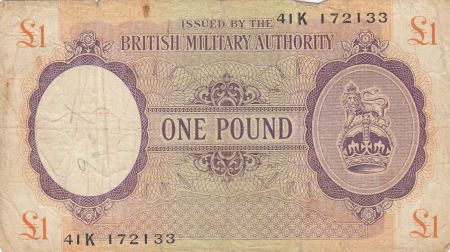 Royaume-Uni 1 Pound ND1943-45 - Série 41K