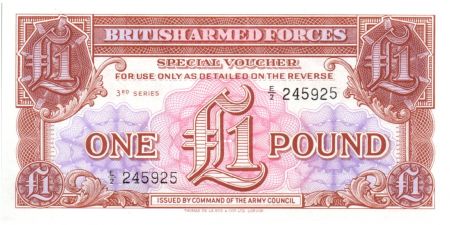 Royaume-Uni 1 Pound ND1956 - Marron violet et rose