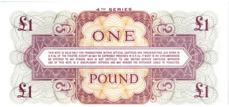 Royaume-Uni 1 Pound ND1956 - Violet et vert
