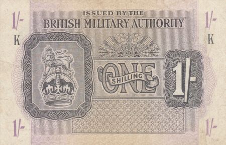 Royaume-Uni 1 Shilling ND1943 - Série K