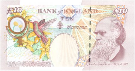 Royaume-Uni 10 Pounds Elisabeth II - Ch. Darwin - 2012 - Neuf