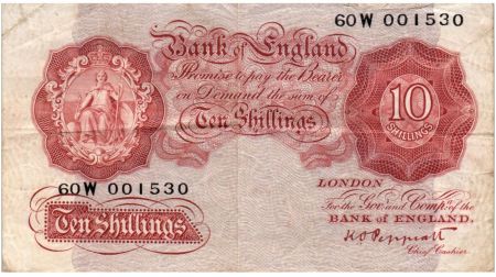 Royaume-Uni 10 Shillings ND1934-39 - Sig Peppiatt