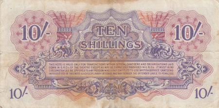 Royaume-Uni 10 Shillings ND1946 - Série B/3