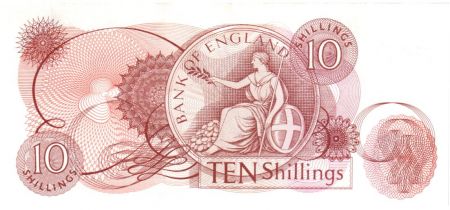 Royaume-Uni 10 Shillings ND1966-70 - Elisabeth II - Sign Pforde