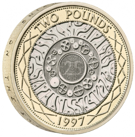 Royaume-Uni 25 ans de la 2 Livres bimétallique - 2 livres 2022 bu Royaume-uni Bimetallique