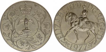 Royaume-Uni 25 Pence Elisabeth II - Jubilée Argent 1947-1977 - KM.920 - 25 ans de règne