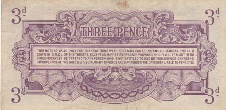 Royaume-Uni 3 Pence ND1946 - Violet