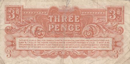 Royaume-Uni 3 Pence ND1948 - Marron