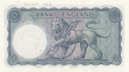 Royaume-Uni 5 Pounds Britannia, St George, dragon - ND (1961) - P.62 Neuf