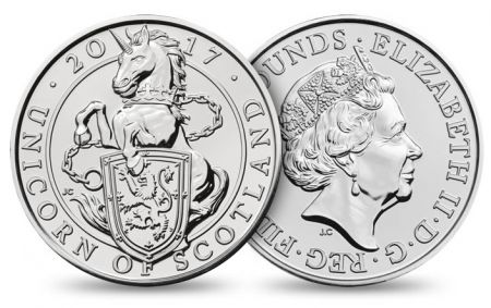 Royaume-Uni 5 Pounds Elisabeth II - Licorne 2017