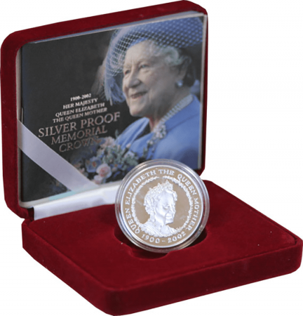 Royaume-Uni 5 Pounds Elisabeth II - Reine Mère 1900-2002 - Argent - Frappe BE
