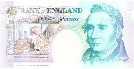 Royaume-Uni 5 Pounds ND1991-98 - Elisabeth II