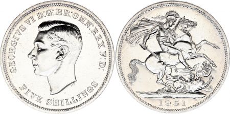 Royaume-Uni 5 Shillings George VI - Festival de Grande-Bretagne - 1951 - SPL - KM.880