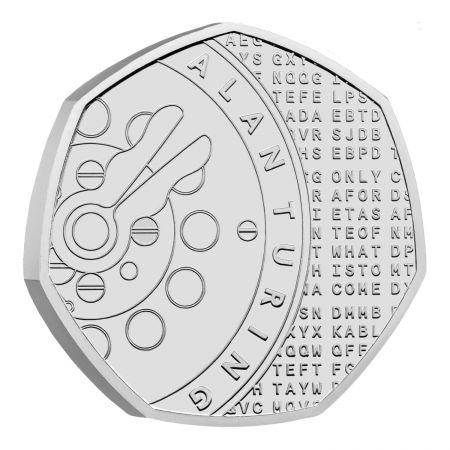 Royaume-Uni Alan Turing - 50 Pences 2022 BU Royaume-Uni