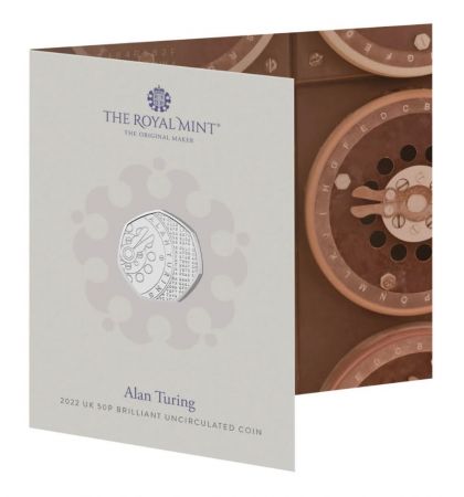 Royaume-Uni Alan Turing - 50 Pences 2022 BU Royaume-Uni