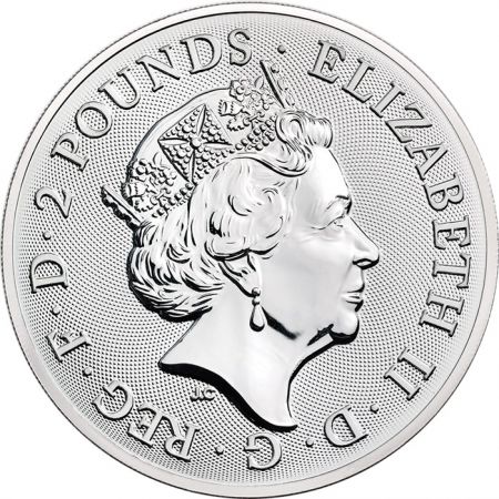 Royaume-Uni Buckingham Palace - 1 once argent Royaume-Uni 2019