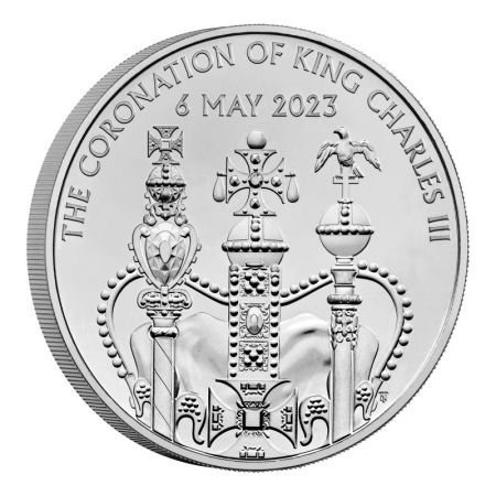Royaume-Uni Couronnement Charles III - 5 Pounds 2023 BU Royaume-Uni