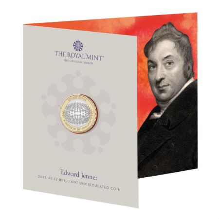 Royaume-Uni Edward Jenner et la Vaccination - 2 livres 2023 bu Royaume-uni Bimetallique