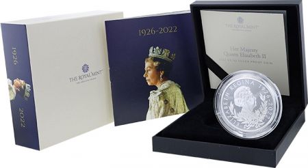Royaume-Uni Elisabeth II (1926-2022) - 2 Livres ARGENT 2022 BE Royaume-Uni