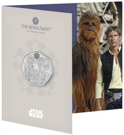 Royaume-Uni Han Solo & Chewbacca - Star Wars - 50 Pences 2024 BU