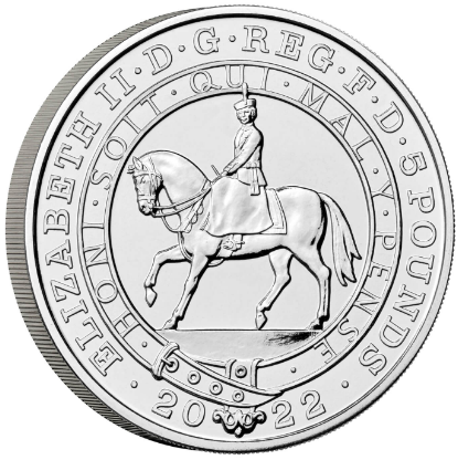 Royaume-Uni Jubilé de Platine de la Reine Elisabeth II  - 5 Pounds 2022 BU Royaume-Uni - PCGS MS69