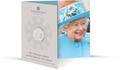 Royaume-Uni Jubilé de Platine de la Reine Elisabeth II  - 50 Pences 2022 BU Royaume-Uni