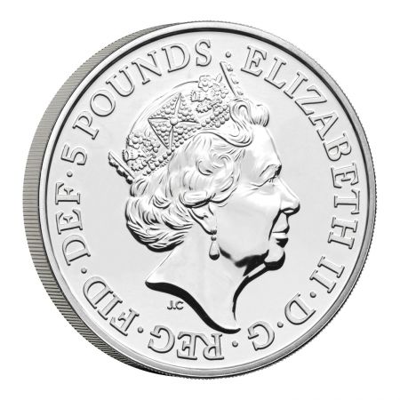Royaume-Uni L\'Année du Lapin - 5 Pounds 2023 BU Royaume-Uni