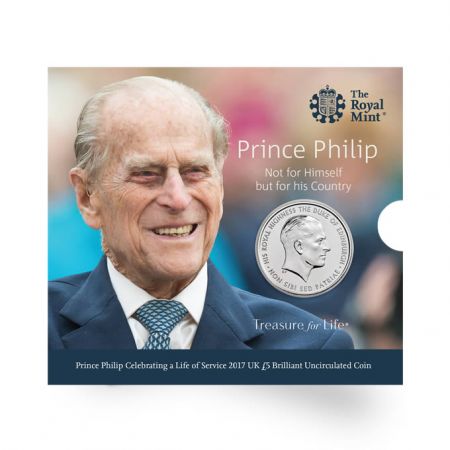 Royaume-Uni £5 BU Pièce - Règne du Prince Philippe - 2017