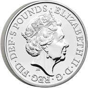 Royaume-Uni La Panthère de Seymour - Royal Tudor Beasts   - 5 Pounds 2022 BU Royaume-Uni