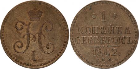 Russie 1 Kopek Nicolas I - 1842 SPM