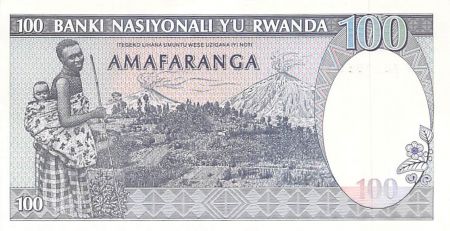 Rwanda RWANDA - 100 FRANCS 24/04/1989