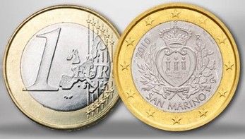 Saint-Marin 1 Euro Armoiries