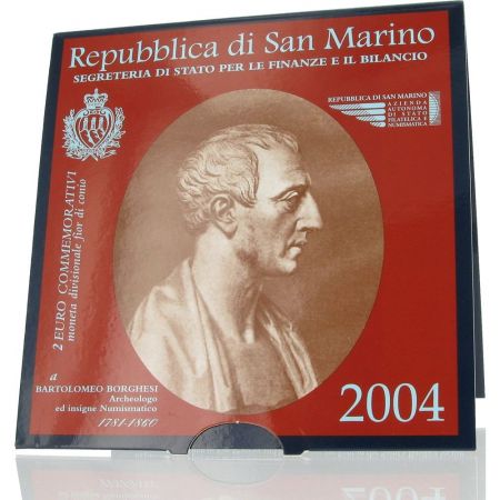 Saint-Marin 2 Euros Commémo. 2004 - Bartoloméo Borghesi