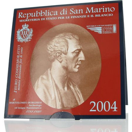 Saint-Marin 2 Euros Commémo. 2004 SAINT MARIN - Bartoloméo Borghesi
