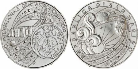 Saint-Marin 5 Euro, Astronomie - 2009