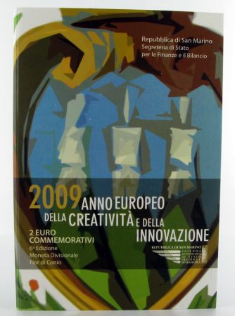 Saint-Marin Année de la créativité et de l\'innovation - 2 Euros Commémo 2009