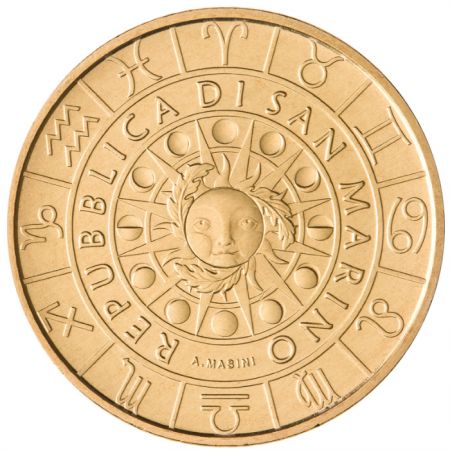 Saint-Marin Capricorne - 5 Euros SAINT MARIN 2021 - Zodiaque et Astrologie